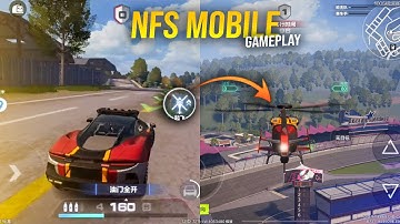 NEED FOR SPEED MOBILE PURSUIT MODE Gameplay | NFS MOBILE Beta Gameplay