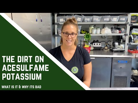 What is Acesulfame Potassium (aka Ace K) & Is it safe to eat?