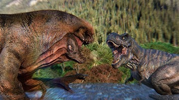 Distortus Rex Vs Rebirth Rex | Blender