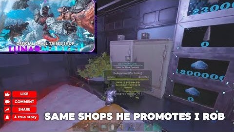 Robbing Lunar Market Ark Ascended SmallTribes PvP