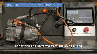 2014-2018 Infiniti Q50 Hybrid A/C Compressor Bench Test | RYC-4GA0A | R & Y A/C Compressors
