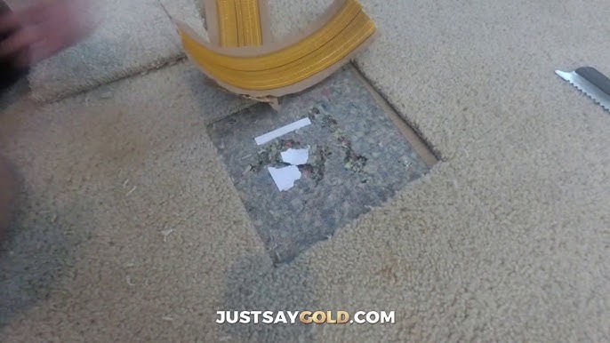 Carpet patch - dog chewed a hole in the carpet 😬 #carpetrepairguys #c, Carpet Repair