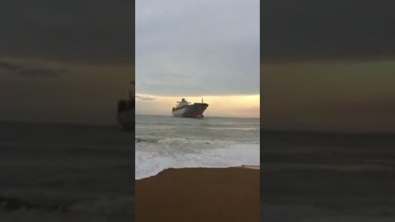 Satisfying Ship Beaching Video