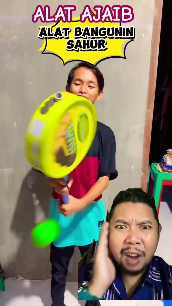 ALAT MUSIK BANGUNIN SAHUR!!!?? #funny #sahursahur #lucu #comedy #komedi
