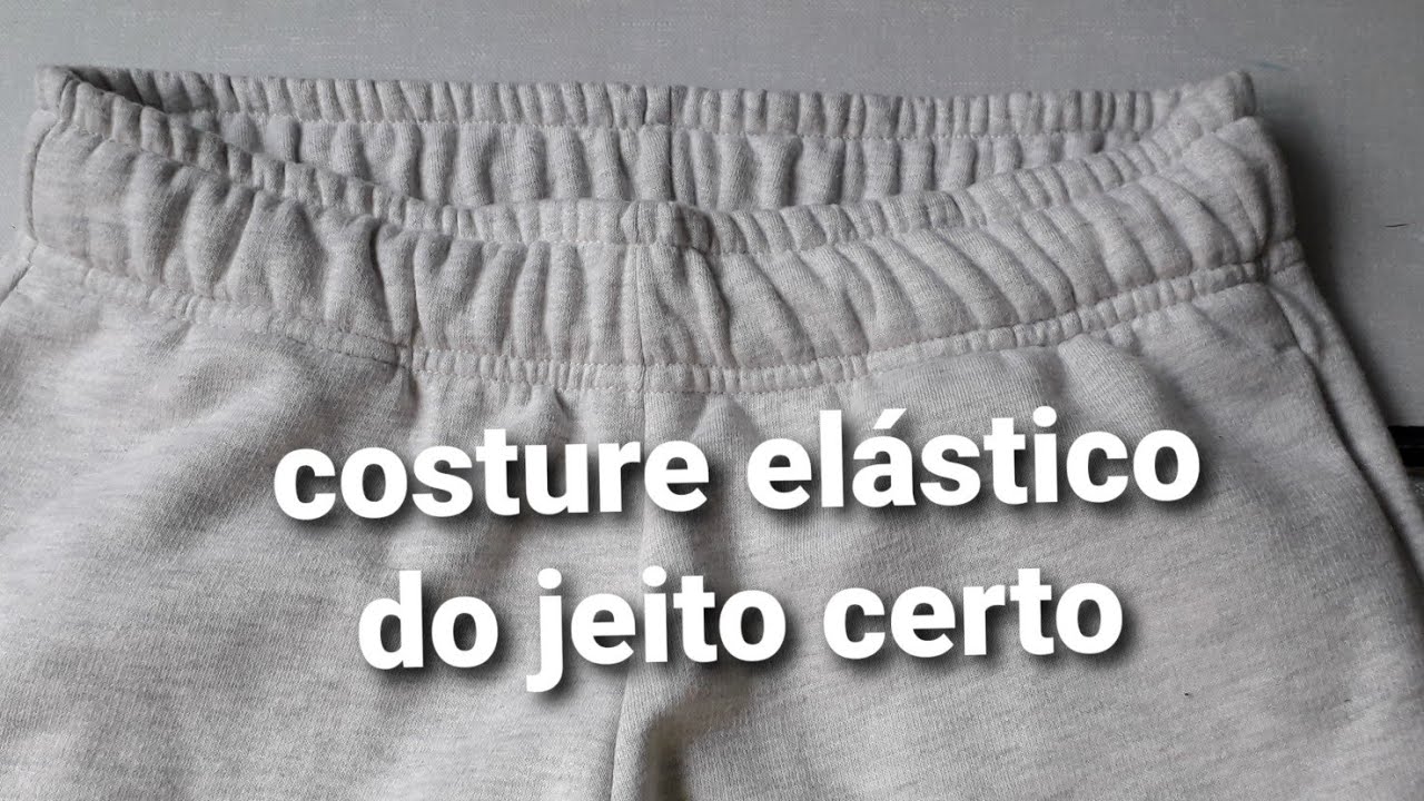 Como colocar elástico em calça, saias e bermuda