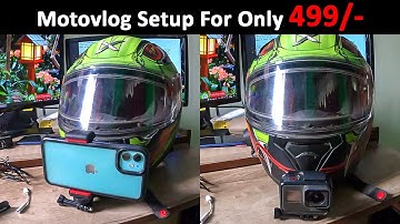 Best & Easy Motovlog Setup For Mobile or Action Camera