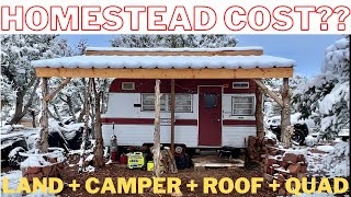 'ALL IN' for $40K  BREAKDOWN OF HOMESTEAD COSTS At My OffGrid Property