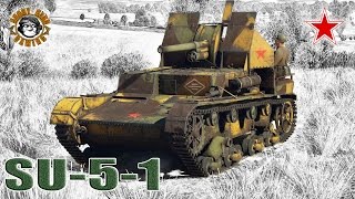 War Thunder: SU-5-1, Russian, Tier-1, Tank Destroyer screenshot 4