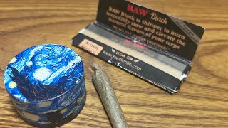 How To Roll A Raw Black Cone Joint