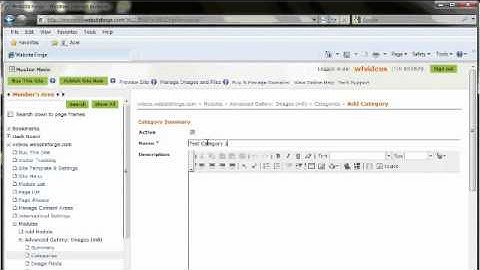 Websiteforge Advanced Image Gallery