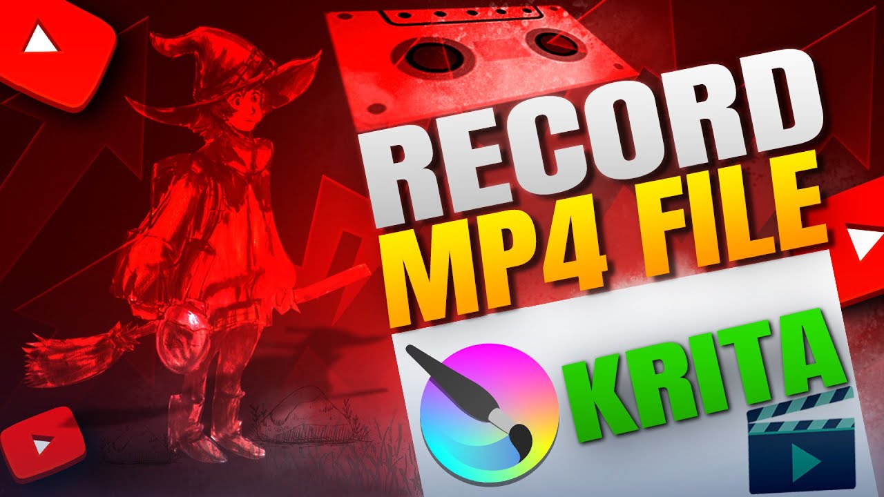 How to Record MP4 Directly in Krita, Class-10 bangla Krita Tutorial for ...