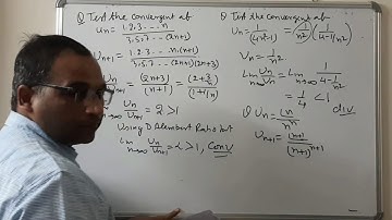 D Alembert Raio test | Raabes Test | Convergence of  Series | video 9| Module-3 Part 7