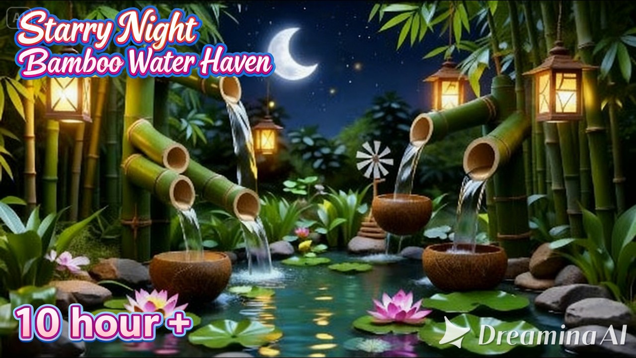 Serene Moonlit Bamboo Garden 🌿 10 Hours+ of Pure Calm for Mind, Body & Soul