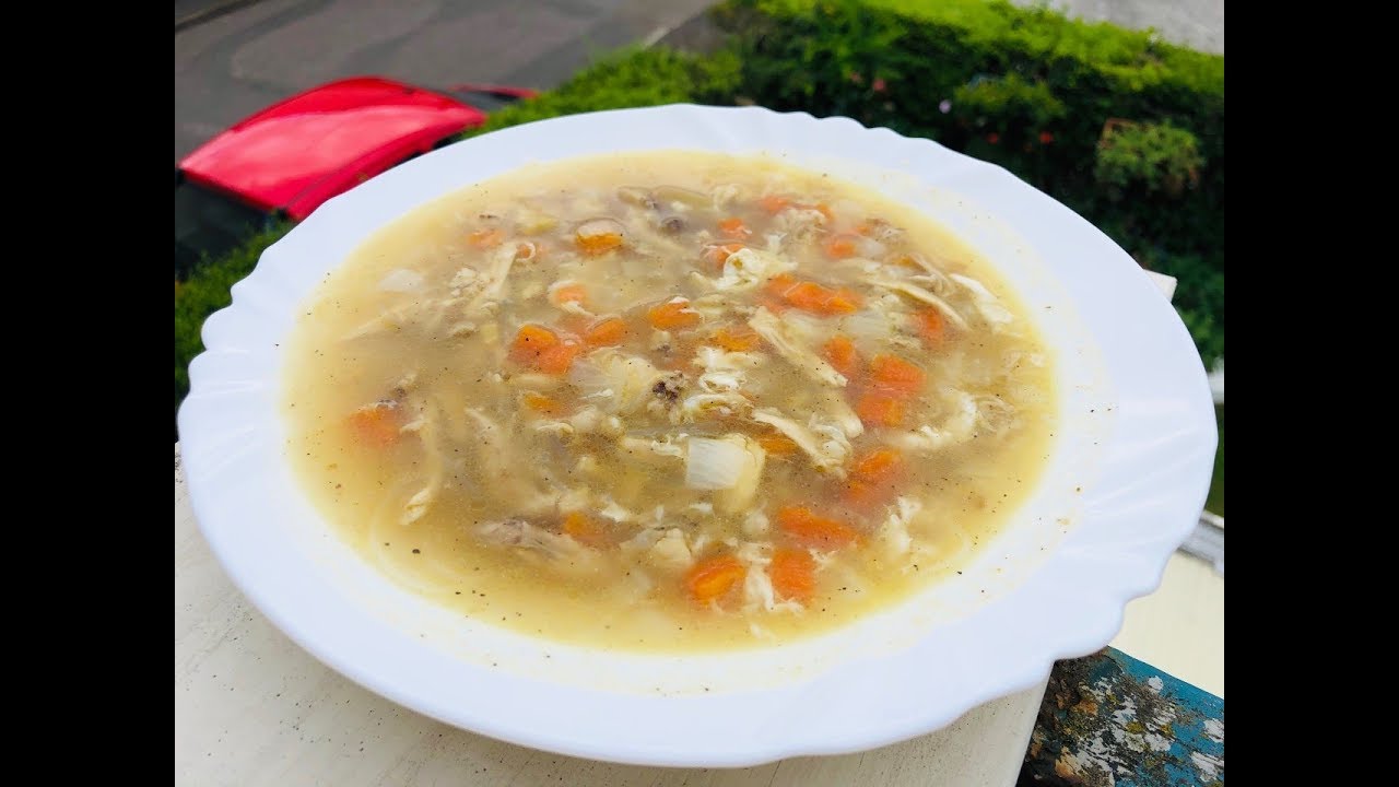 SOUPE MINCEUR / SOUPE DE POULET / SOUPE INDIENNE AU POULET / CHICKEN ...