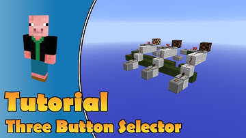 Three Button Selector - Minecraft Locking Redstone Repeater Minecraft PC, Playstation, Xbox, WiiU