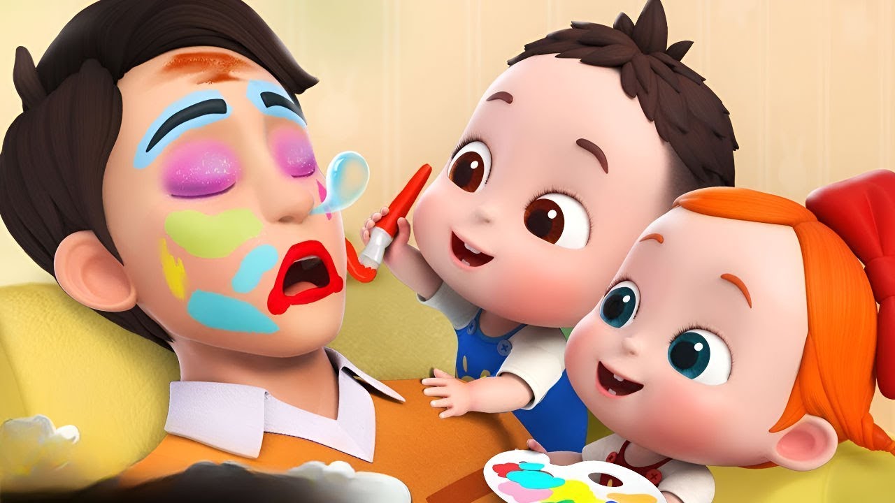 Let’s Make Daddy Pretty 👨‍👧🎀 | EP25 | Kids Song