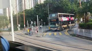 輕鐵610 Goninan列車1103+1095 大興北至屯門醫院行車片段
