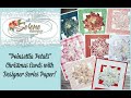 "Poinsettia Petals" Christmas Cards with SEVEN Designer Series Papers!