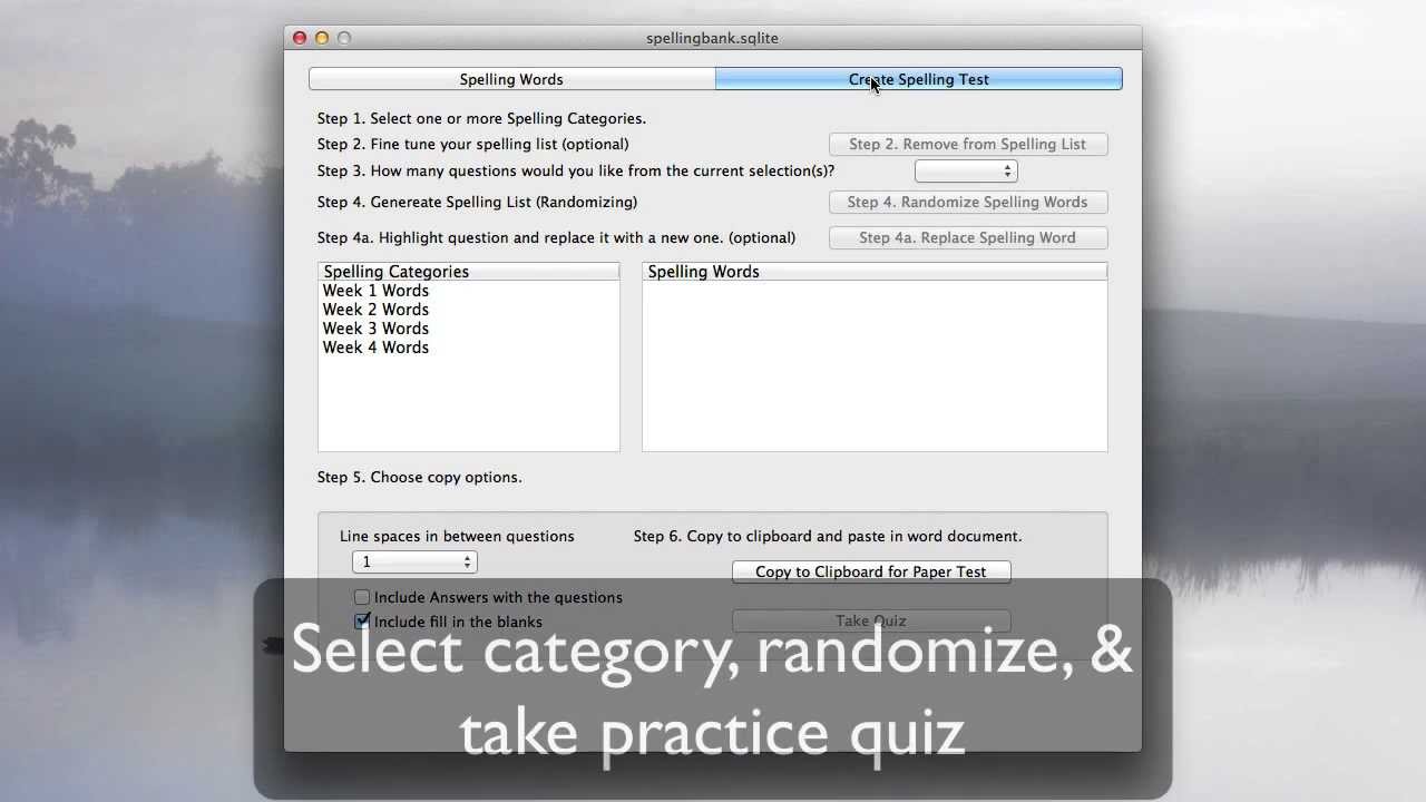 Spelling Helper App for Mac and PC - YouTube
