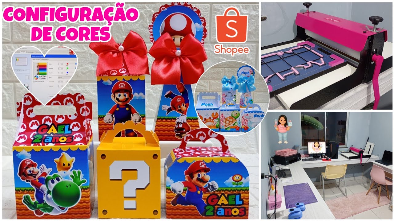  CONFIGURAÇÃO DE CORES CÂNON G3110 + COMO ME ORGANIZO PRA FAZER PORTIFÓLIO- Papelaria Personalizada💖