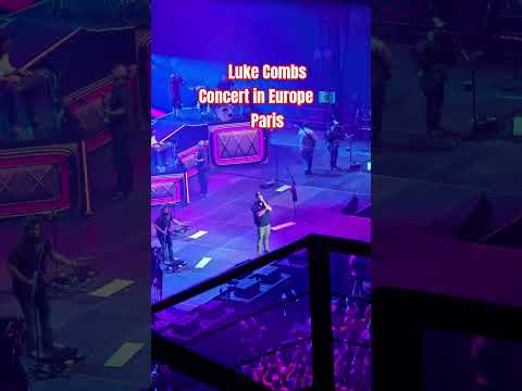 Luke Combs Concert in Europe 🇪🇺 Paris