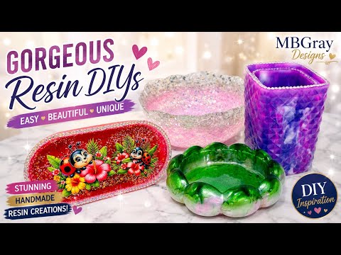 😍 Gorgeous Resin DIYs That Turned Out AMAZING! ✨ Easy Resin Crafts | MBGray Designs