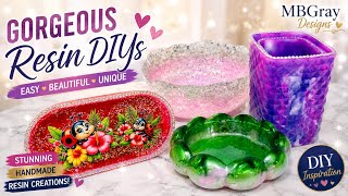 😍 Gorgeous Resin DIYs That Turned Out AMAZING! ✨ Easy Resin Crafts | MBGray Designs