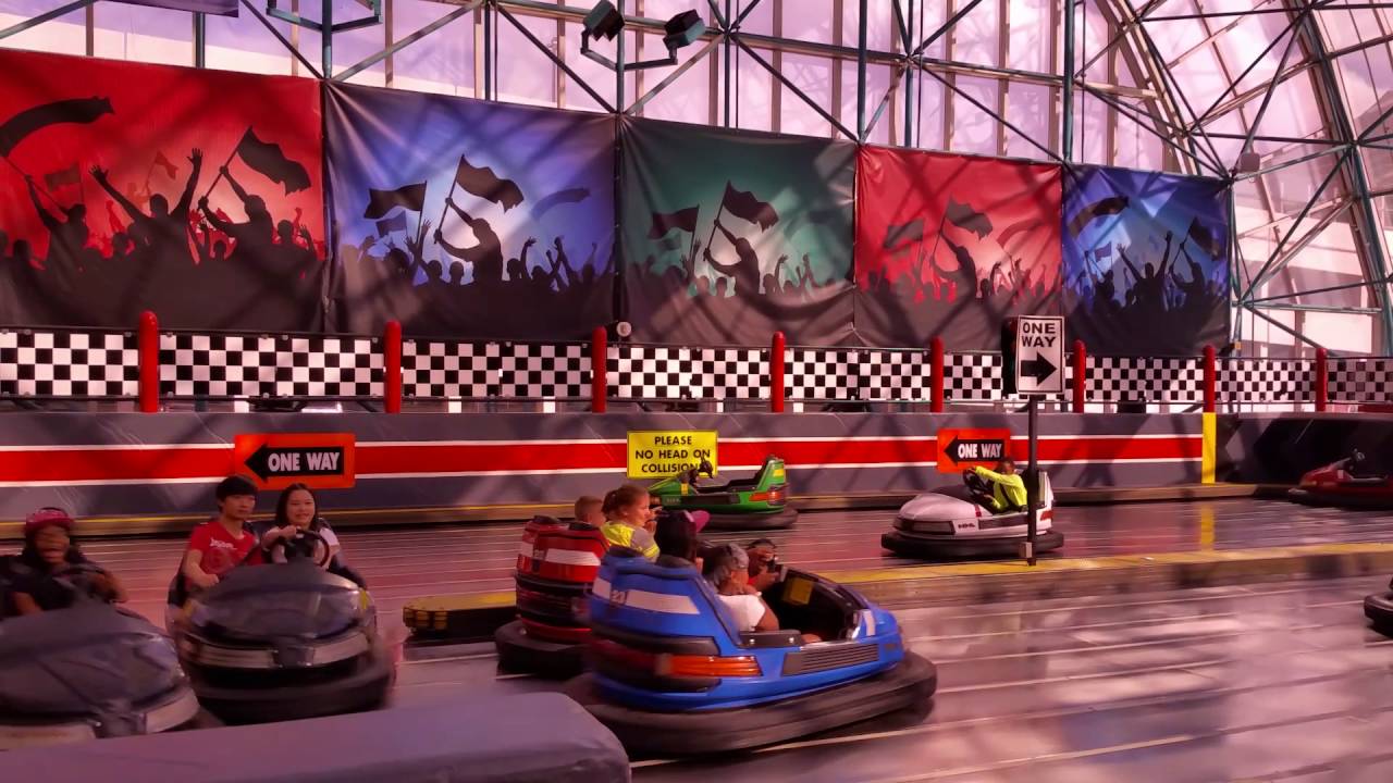 Tahira's bumper car experience at Circus Circus in Las Vegas part 1