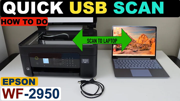 Epson WorkForce WF-2950 Quick USB Scanning With Windows Laptop/ PC.