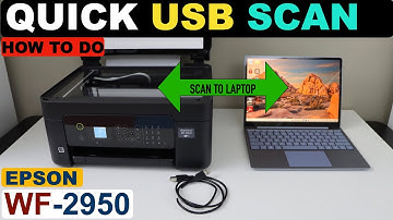 Epson WorkForce WF-2950 Quick USB Scanning With Windows Laptop/ PC.