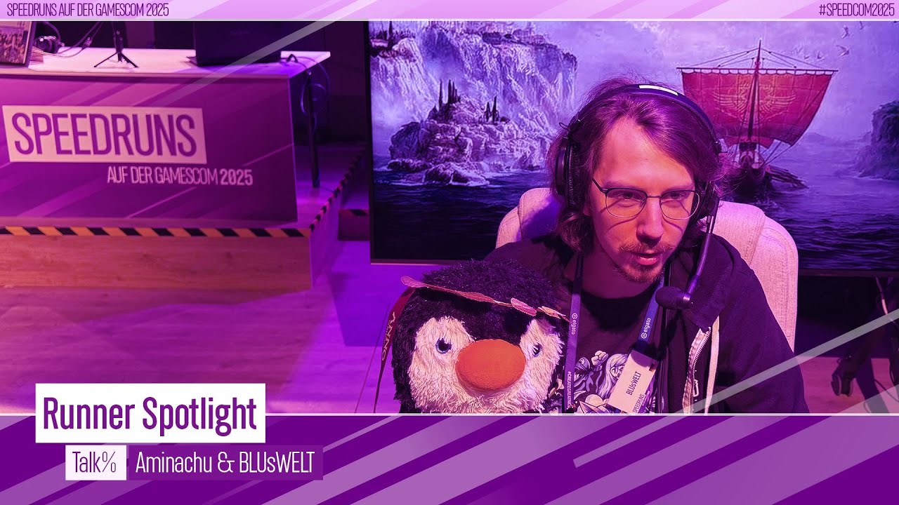 Speedruns auf der gamescom 2025 | Runner Spotlight: Talk mit Aminachu und BLUsWELT