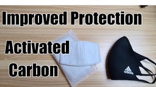 Improve your Protection,  reusable Adidas Face Mask and  Activated Carbon Filter