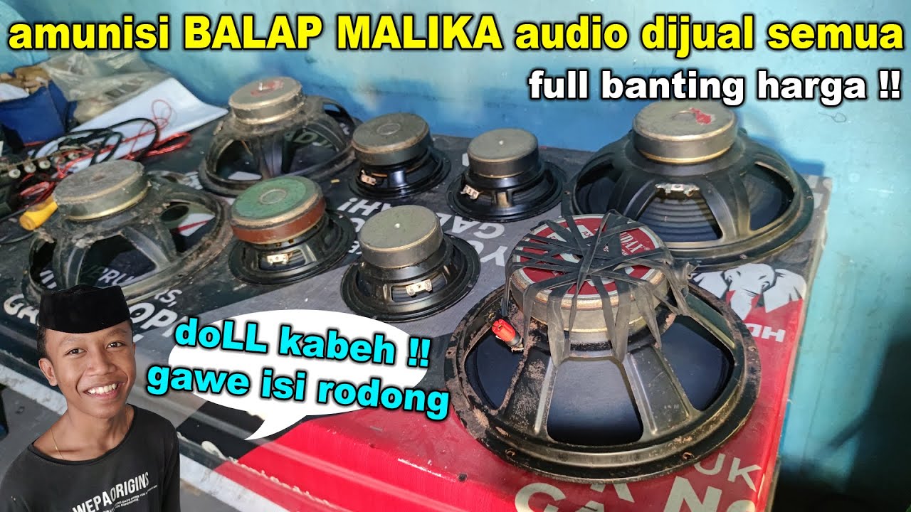 BANTING HARGA !! MALIKA audio jual semua amunisi edisi bersih bersih gudang