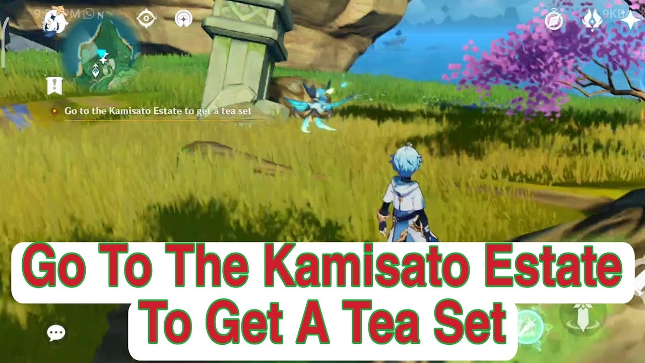 Go to The kamisato Estate To get a tea set genshin impact
