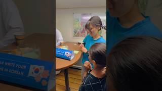 Aunty Writes My Name In Korean Language