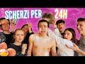 Faccio SCHERZI ai miei AMICI per 24H! | Luciano Spinelli