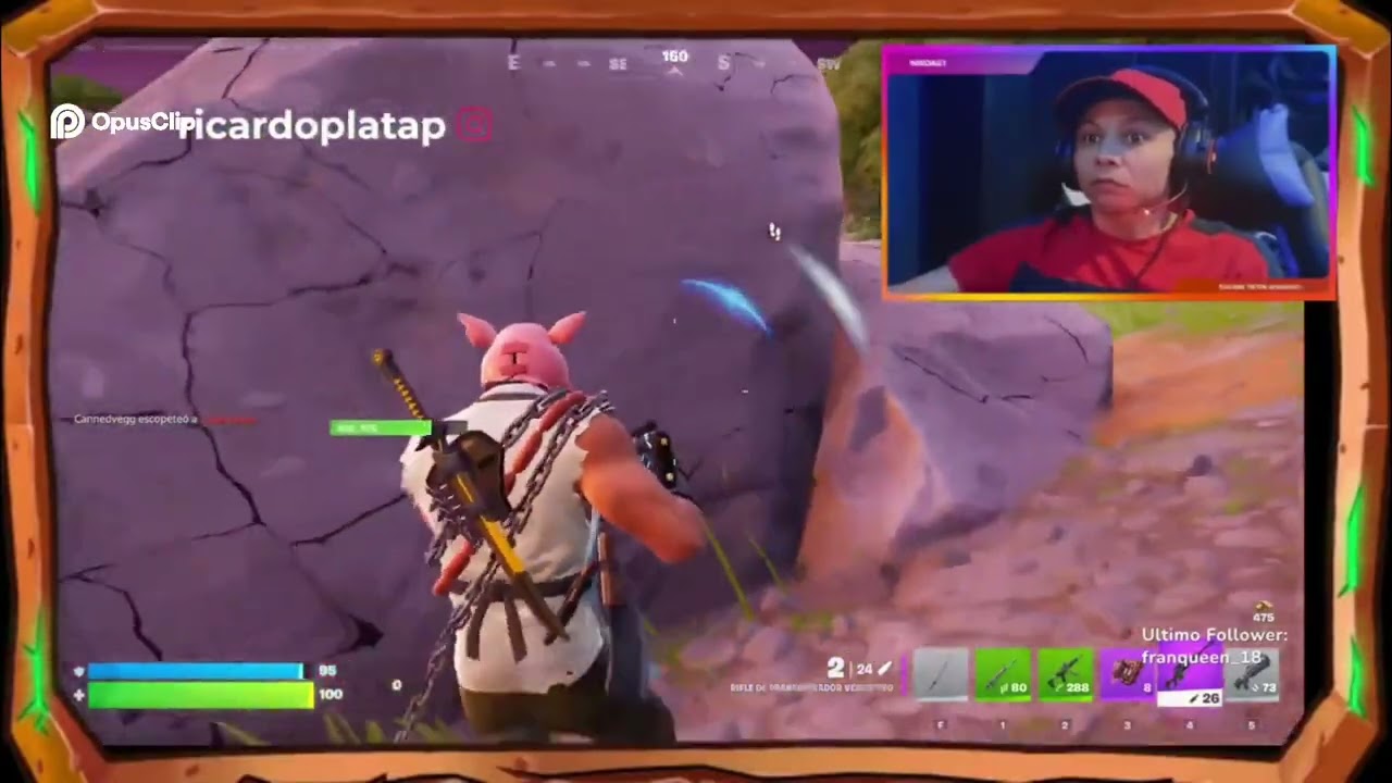 Pig Skin Eliminates Enemy in EPIC Showdown! 