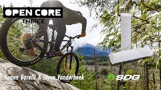Yoann Barelli and Steve Vanderhoek are all smiles hanging onto the Open Core Thrice Grip