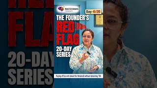 Paying office rent above the threshold without deducting TDS | Day 6/20 Founder Red Flag Series