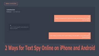 2 Ways for Text Spy Online on iPhone and Android screenshot 2