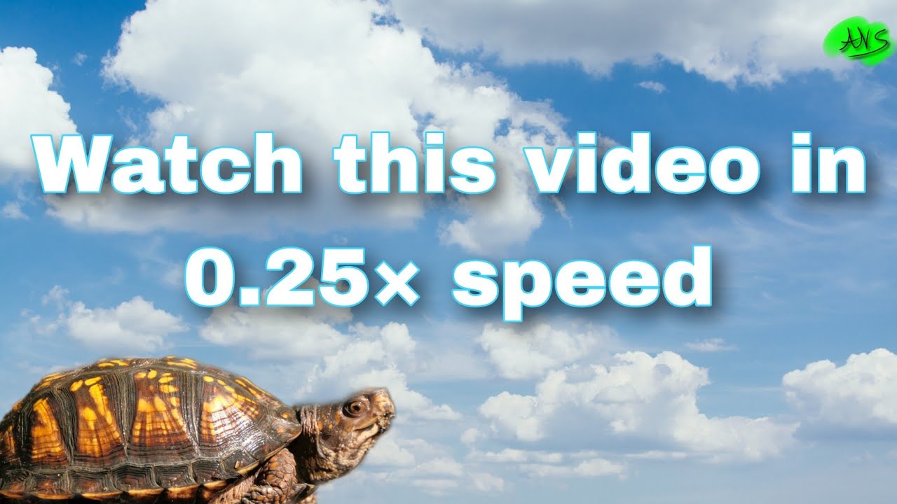 Watch this video in 0.25× speed (this video will break YouTube) 