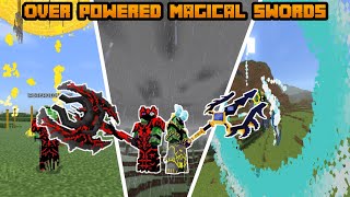 Minecraft Pe Swords Mod - Ultimate Swords S2 V1  More Over Power Sword -  Addon Showcase 