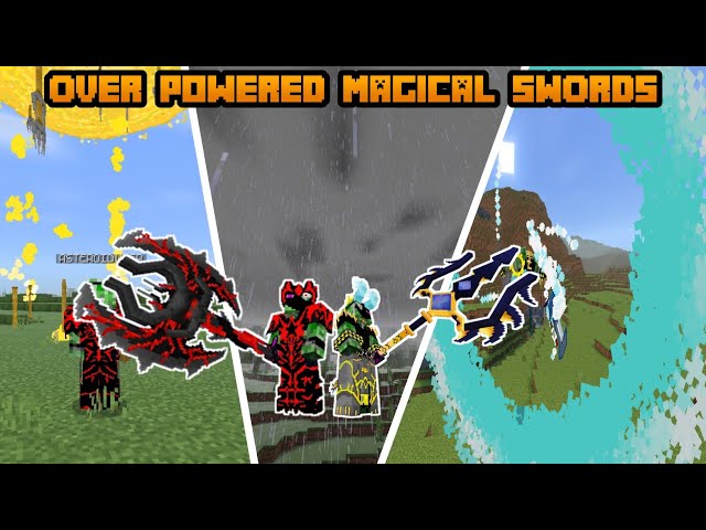 God Sword v1.17 (Bedrock Addon) Minecraft Mod