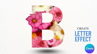 How to Create a Stylish Alphabet Letter Effect in Canva | Easy Design Tutorial for Beginners screenshot 3
