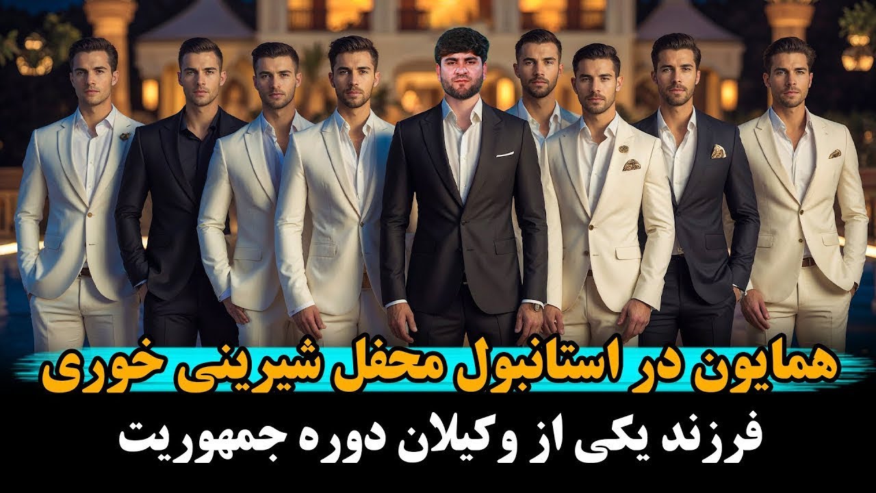 همایون و جشن شیرینی خوری خانواده وکیل جلیلی در استانبول ترکیه