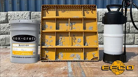 Removing Concrete from EFCO Forms with Blast-Off (EN | Metric)