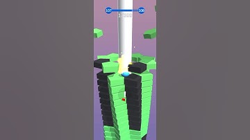 Happy stack ball 🔵🔥 level 107 #shorts #stackball