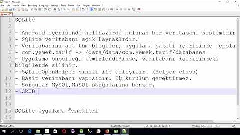 Android ile Mobil Programlama - Yemek Tarifleri App (Part 2)