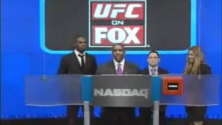 Full Broadcast Ronda Rousey, Frankie Edgar Jon Jones Ring The Opening Bell At Nasdaq.