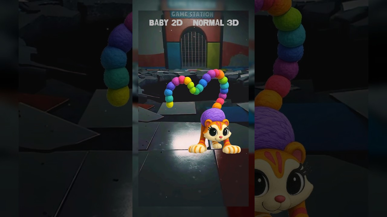 All New Poppy Playtime 5 | Baby2D | Normal3D | Evolution 